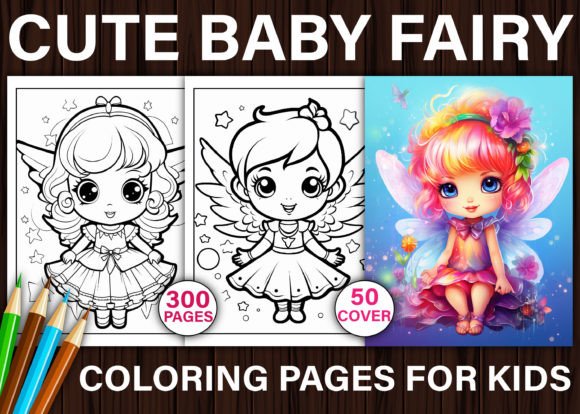 300 Cute Baby Fairy Coloring Pages KDP: A Comprehensive Review