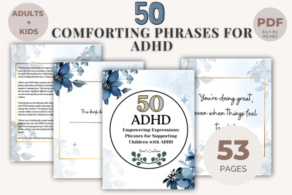 50 ADHD Comforting Empowering Phrases