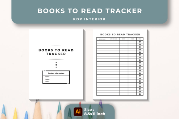 Books to Read List Planner KDP Interior: A Strategic Tool for Reading Success