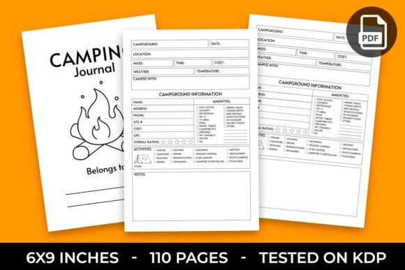 Camping Journal Planner: A Practical Tool for Entrepreneurs and Authors