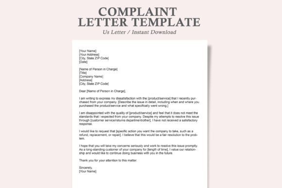 Complaint Letter: A Strategic Tool for Effective Communication