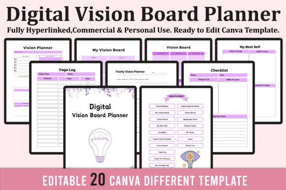 Discover the Power of a Digital Vision Board Planner for iPad