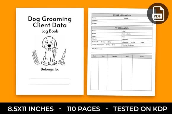 Dog Grooming Client Data Log Book: A Comprehensive Tool for Professional Groomers