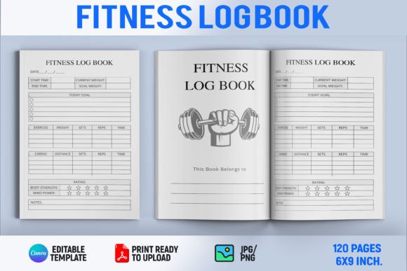 Fitness Log Book KDP Interior: A Practical Guide for Authors