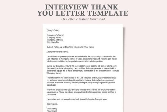 Interview Thank You Letter: A Powerful Tool for Job Seekers
