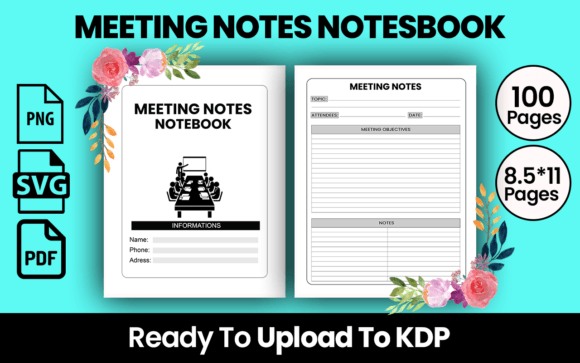 Meeting Notes Notebook KDP Interior: A Versatile Tool for Business and Creativity