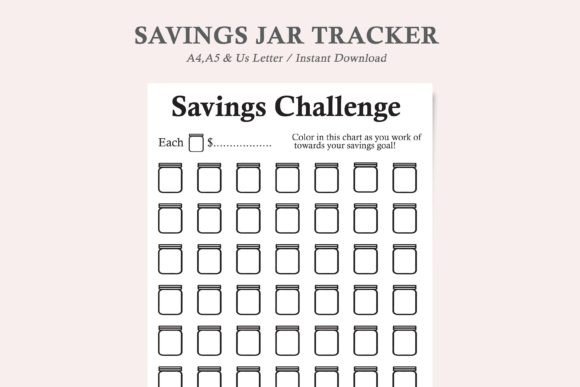 Savings Jar Tracker: A Simple Way to Stay on Top of Your Financial Goals