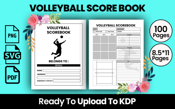 VOLLEYBALL SCOREBOOK KDP INTERIOR: A Practical Tool for Sports Enthusiasts and Entrepreneurs