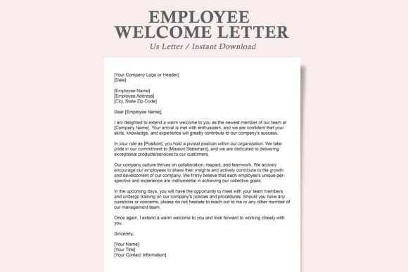 Welcome Letter to New Employee: A Key Step in Onboarding Success